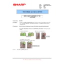 Sharp MX-CFX2 (serv.man4) Technical Bulletin