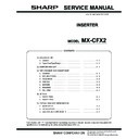 Sharp MX-CFX2 Service Manual