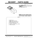 Sharp MX-CS12N, MX-CS13N (serv.man2) Parts Guide