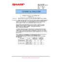 Sharp MX-CSX1, MX-CSX2 (serv.man4) Technical Bulletin