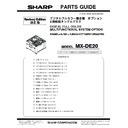 Sharp MX-DE20 (serv.man2) Parts Guide