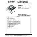 Sharp MX-DE28 (serv.man3) Parts Guide