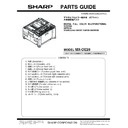 Sharp MX-DE28 (serv.man4) Parts Guide
