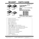 Sharp MX-DE29 (serv.man3) Parts Guide
