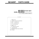 Sharp MX-DEX1 (serv.man14) Service Manual
