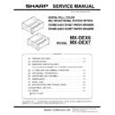 Sharp MX-DEX6 Service Manual