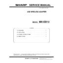 Sharp MX-EB13 Service Manual