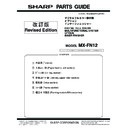 Sharp MX-FN12 (serv.man2) Parts Guide