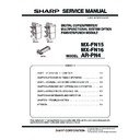 Sharp MX-FN15, MX-FN16 Service Manual