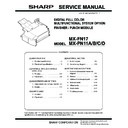 Sharp MX-FN17, MX-PN11 Service Manual