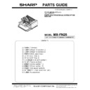 Sharp MX-FN26 (serv.man4) Parts Guide