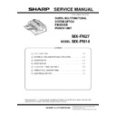 Sharp MX-FN27 (serv.man2) Service Manual