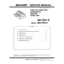 Sharp MX-FN27 Service Manual