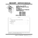 Sharp MX-FN28, MX-FN29 Service Manual