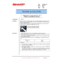 Sharp MX-FNX1 (serv.man23) Technical Bulletin