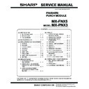 Sharp MX-FNX5 Service Manual