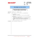 Sharp MX-FR11U (serv.man4) Technical Bulletin