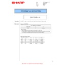 Sharp MX-FR37U (serv.man6) Technical Bulletin