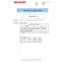 Sharp MX-FR37U (serv.man7) Technical Bulletin