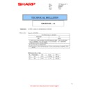 Sharp MX-FR37U (serv.man8) Technical Bulletin
