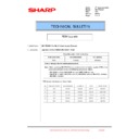 Sharp MX-FRX2U (serv.man2) Technical Bulletin