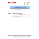Sharp MX-FRX2U (serv.man3) Technical Bulletin