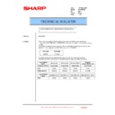 Sharp MX-FRX2U (serv.man5) Technical Bulletin