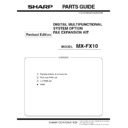 Sharp MX-FX10 (serv.man2) Parts Guide