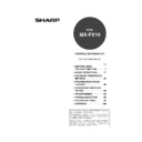 Sharp MX-FX10 (serv.man3) User Guide / Operation Manual