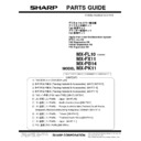 Sharp MX-FX11 (serv.man6) Parts Guide