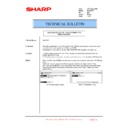Sharp MX-FXX1 (serv.man7) Technical Bulletin