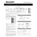 Sharp MX-GB50A Specification