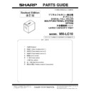 Sharp MX-LC10 (serv.man2) Parts Guide