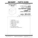 Sharp MX-LCX1 (serv.man3) Parts Guide