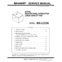 Sharp MX-LCX3N (serv.man3) Service Manual