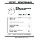 Sharp MX-LCX6 Service Manual