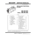 Sharp MX-M1055, MX-M1205 Service Manual