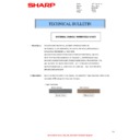 Sharp MX-M160, MX-M160D, MX-M160DK (serv.man21) Technical Bulletin