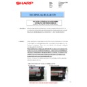 Sharp MX-M160, MX-M160D, MX-M160DK (serv.man24) Technical Bulletin