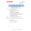 Sharp MX-M160, MX-M160D, MX-M160DK (serv.man34) Technical Bulletin