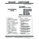 Sharp MX-M160, MX-M160D, MX-M160DK (serv.man5) Parts Guide