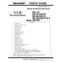 Sharp MX-M182, MX-M182D (serv.man7) Parts Guide