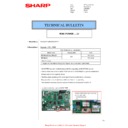 Sharp MX-M202D (serv.man27) Technical Bulletin