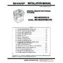Sharp MX-M260, MX-M260N, MX-M260FG, MX-M260FP (serv.man5) Service Manual