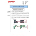 Sharp MX-M260, MX-M260N, MX-M260FG, MX-M260FP (serv.man51) Technical Bulletin