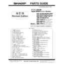 Sharp MX-M260, MX-M260N, MX-M260FG, MX-M260FP (serv.man6) Parts Guide