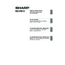 Sharp MX-M260, MX-M260N, MX-M260FG, MX-M260FP (serv.man9) User Guide / Operation Manual
