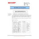 Sharp MX-M363N, MX-M363U, MX-M503N, MX-M503U (serv.man101) Technical Bulletin