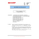 Sharp MX-M363N, MX-M363U, MX-M503N, MX-M503U (serv.man108) Technical Bulletin