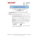 Sharp MX-M363N, MX-M363U, MX-M503N, MX-M503U (serv.man120) Technical Bulletin